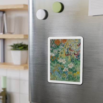 Flowers by August Babberger Die-Cut Magnets (5 Sizes)