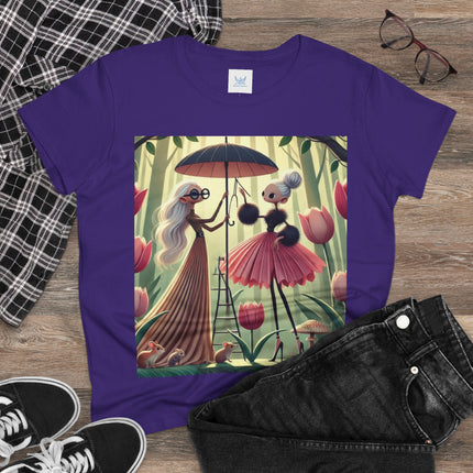 Under the Tulip Parasol Cotton Tee