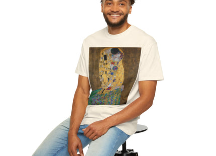 The Kiss by Gustav Klimt Unisex Garment-Dyed T-shirt