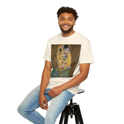 The Kiss by Gustav Klimt Unisex Garment-Dyed T-shirt