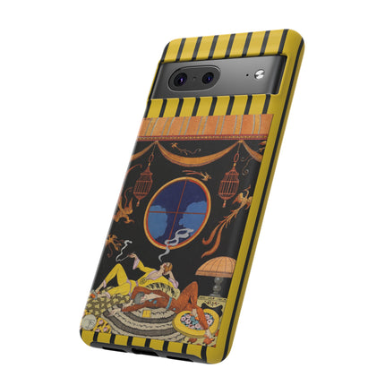 Falbalas et fanfreluches La paresse (Laziness) by George Barbier Phone Cases