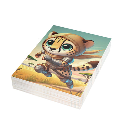 Swift Cheetah Postcard Bundles (envelopes included) - Bundles of 10, 30, 50 Pieces