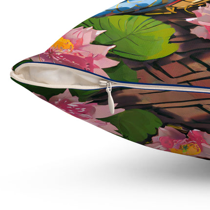 Wisdom's Guardian Spun Polyester Square Pillow