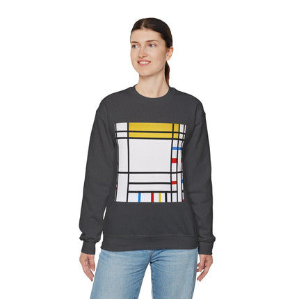 Place de la Concorde by Piet Mondrian Heavy Blend™ Crewneck Sweatshirt