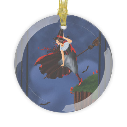 The Enchanted Witch Glass Ornament