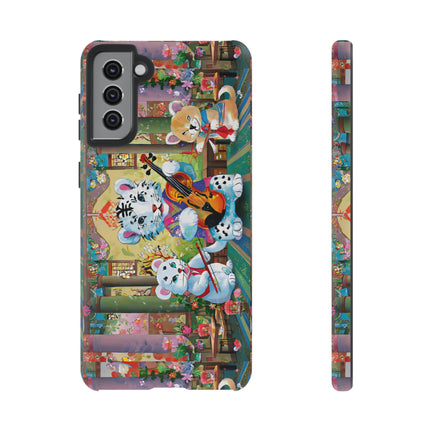 Melodies of the Snow Lion Cub Phone Cases