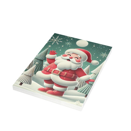 Santa's Joyful Night Postcard Bundles (envelopes included)