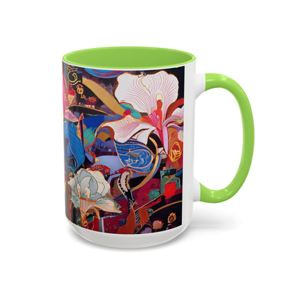 Ethereal Irises Colorful Mugs (11oz, 15oz)