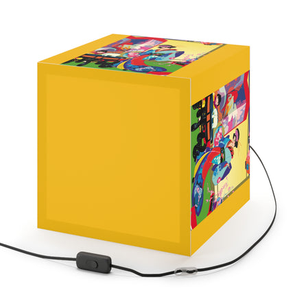A Timeless Journey by Umberto Brunelleschi Light Cube Lamp