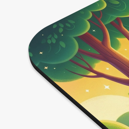 Firefly Dance on Wheels Mouse Pad – Joyful Glow & Playful Movement