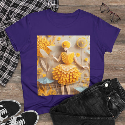 Dandelion Fairy Women's Midweight Cotton Tee