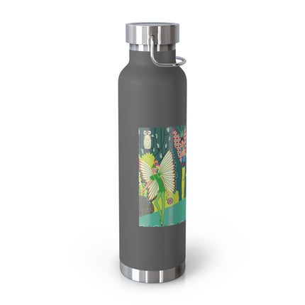 Enchanting Fairies of A Midsummer Night's Dream Copper Vacuum Insulated Bottle, 22oz