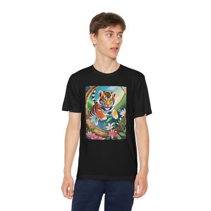 Majestic Tiger Cub Youth Competitor Tee – Courage, Adventure & Fiery Spirit