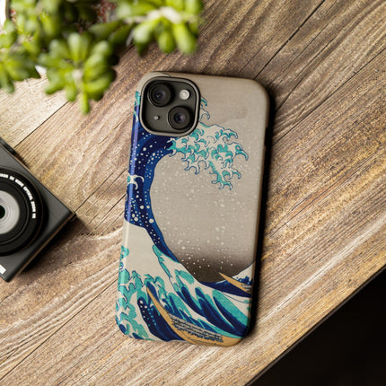 The Great Wave off Kanagawa by Katsushika Hokusai Phone Cases