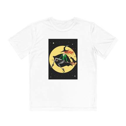 A Witch’s Moonlit Flight Youth Competitor Tee