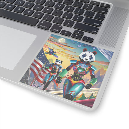 Cyber Punk Robots Kiss-Cut Stickers (4 Sizes)