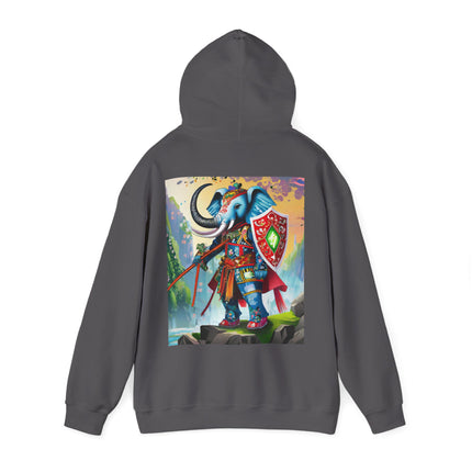 Cyberpunk Elephant – Heavy Blend™ Hooded Sweatshirt