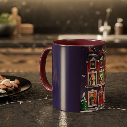A Christmas Eve Celebration Colorful Mugs (11oz, 15oz)