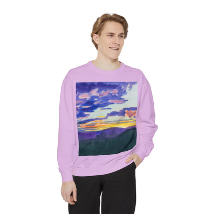 Naturstudie XII by Karl Wiener Garment-Dyed Sweatshirt