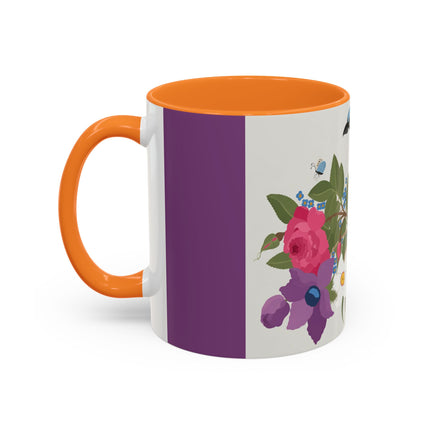 Bluebird & Butterfly Colorful Mugs – Spring Harmony & Delicate Beauty