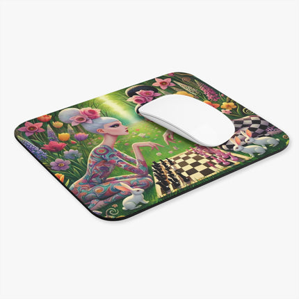 The Spring Gambit: A Fairy’s Move Mouse Pad – Whimsical Chess & Spring Magic