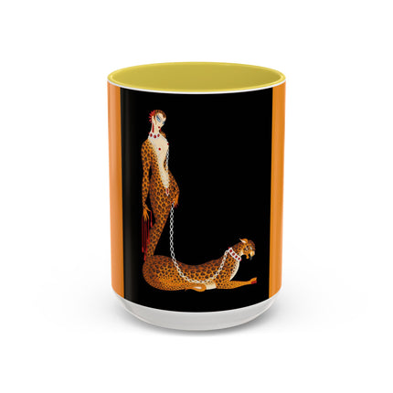 Leopard Queen Colorful Mugs – Wild Beauty & Art Deco Glamour