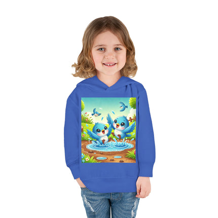 Bluebird Playtime Toddler Pullover Fleece Hoodie
