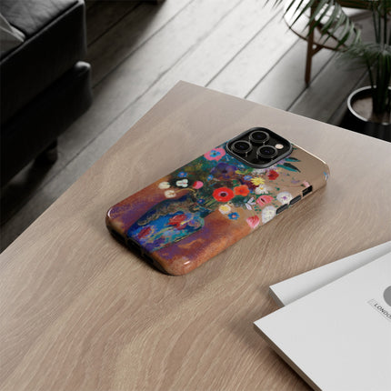 Bouquet of Flowers by Odilon Redon Phone Cases
