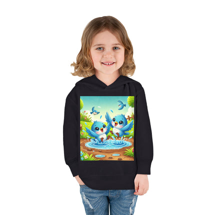 Bluebird Playtime Toddler Pullover Fleece Hoodie