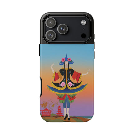 Colorful Dancer Phone Case – Vibrant Grace & Cultural Elegance