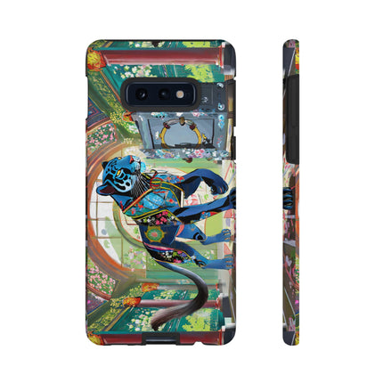 Cyber Panther's Hunt Phone Cases