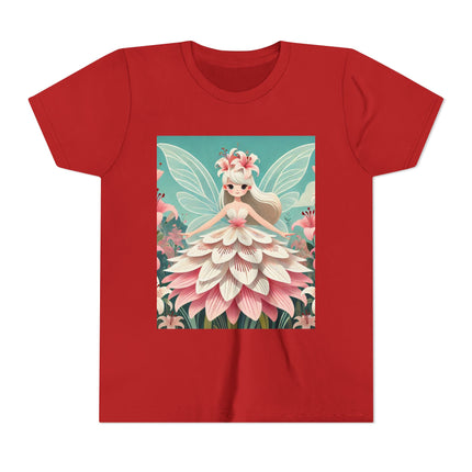 Lily Fairy in Bloom Youth Short Sleeve Tee