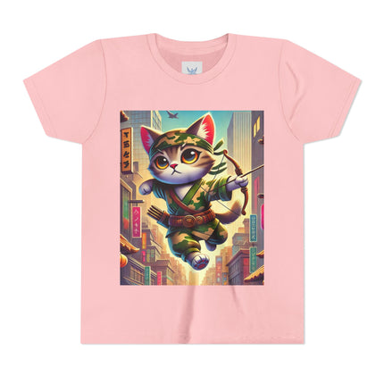 Archer Cat Youth Short Sleeve Tee