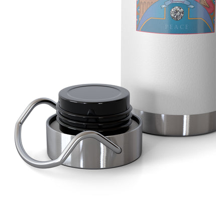 April & Diamond (from the Gem Series) by Sofia Chiostri Copper Vacuum Insulated Bottle, 22oz