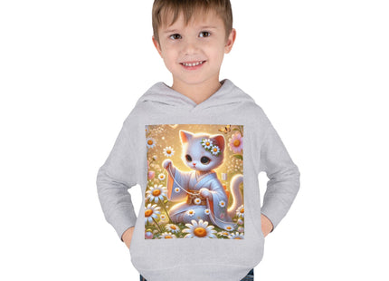 Daisy Chain Whimsy Toddler Pullover Fleece Hoodie