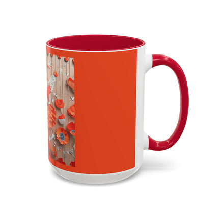 Poppy Fairy Colorful Mugs (11oz, 15oz)