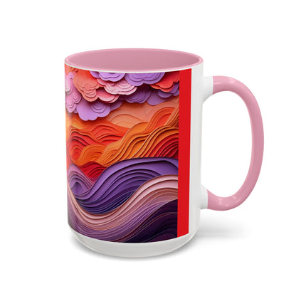 Dramatic Sunset Sky Colorful Mugs (11oz, 15oz)
