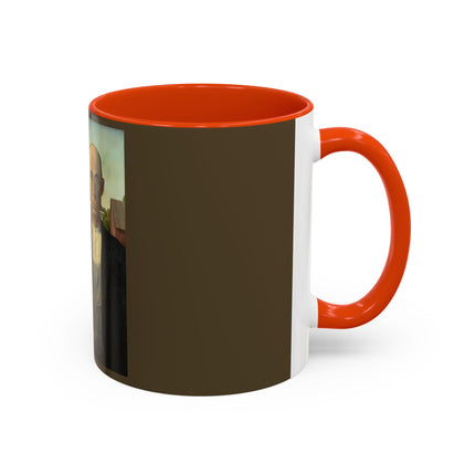 American Gothic by Grant Wood Colorful Mugs (11oz, 15oz)