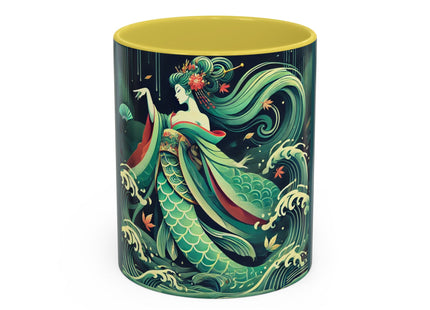 Mermaid Queen Rising from the Deep Colorful Mugs (11oz, 15oz)