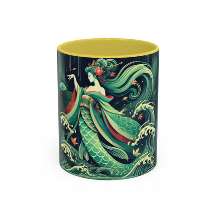 Mermaid Queen Rising from the Deep Colorful Mugs (11oz, 15oz)