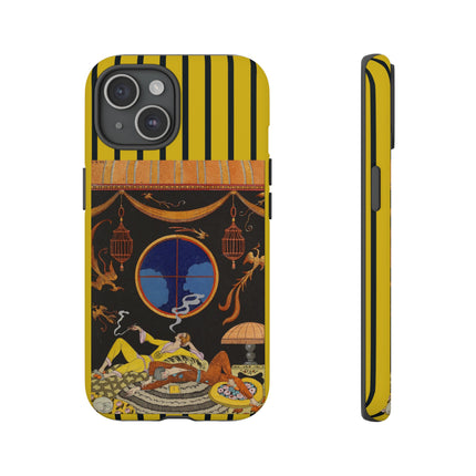 Falbalas et fanfreluches La paresse (Laziness) by George Barbier Phone Cases