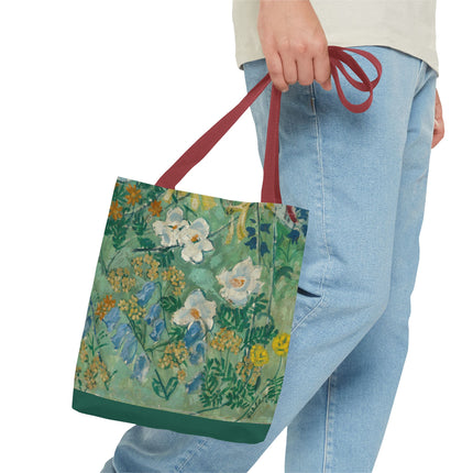 Flowers by August Babberger Tote Bag (AOP)