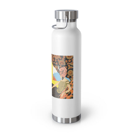Glimpses of Opulence by Ezio Anichini Copper Vacuum Insulated Bottle, 22oz