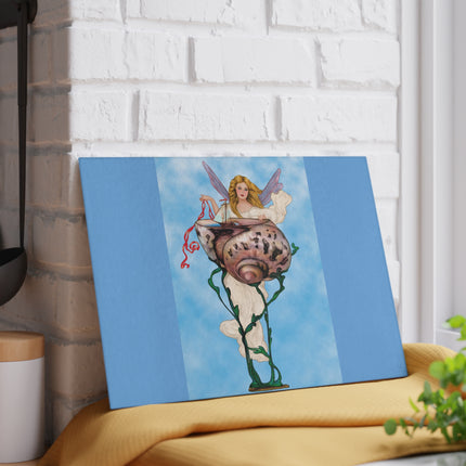 Enchanting Serenity Glass Cutting Board