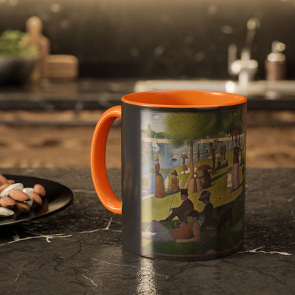 A Sunday on La Grande Jatte by Georges Seurat Colorful Mugs (11oz, 15oz)