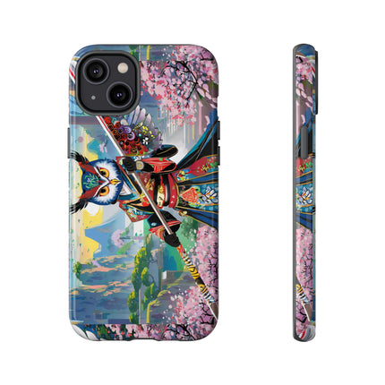 Cyberpunk Samurai Owl Phone Cases