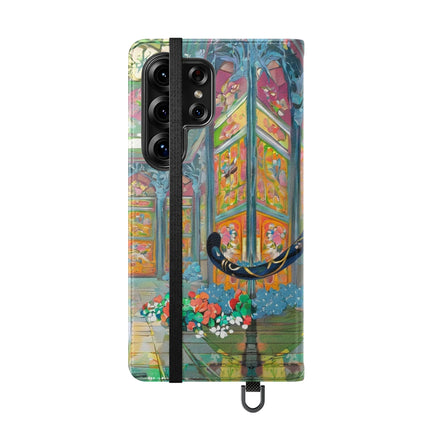 🐾💎 Cyber Panther's Hunt Flip Case – Digital Instinct & Neon Pursuit