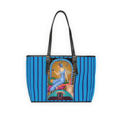 September & Sapphire (from the Gem Series) by Sofia Chiostri PU Leather Shoulder Bag