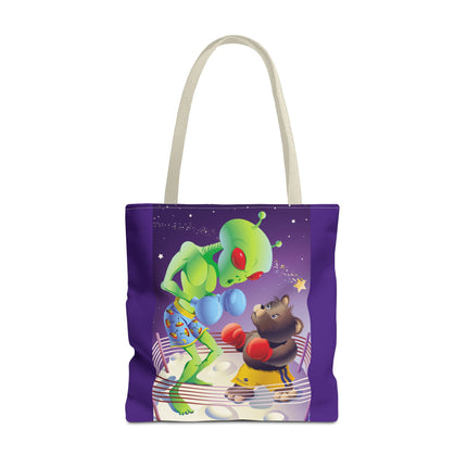 Cosmic Clash Tote Bag (AOP)