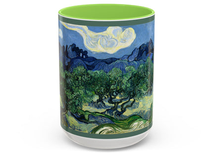Olive Trees by Vincent Van Gogh Colorful Mugs (11oz, 15oz)